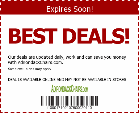 AdirondackChairs.com Promo Code