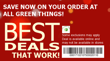 All Green Things Coupon Code