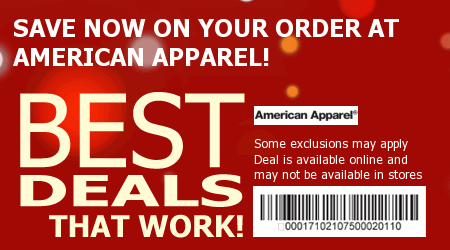American Apparel Coupon Code
