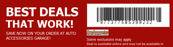 Auto Accessories Garage Coupon