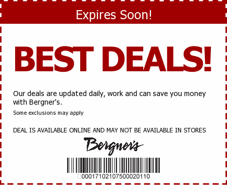 Bergner's Promo Code