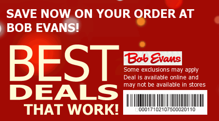 Bob Evans Coupon Code