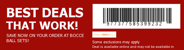 Bocce Ball Sets Coupon