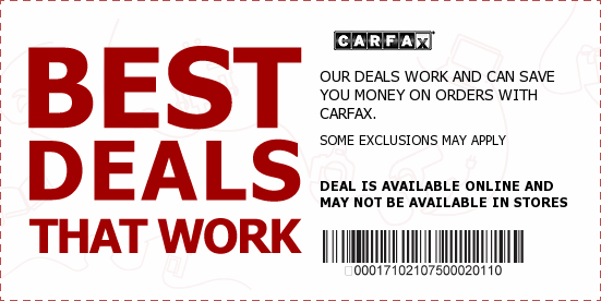 CarFax Coupons