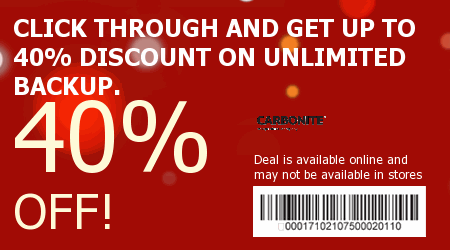 Carbonite Coupon Code