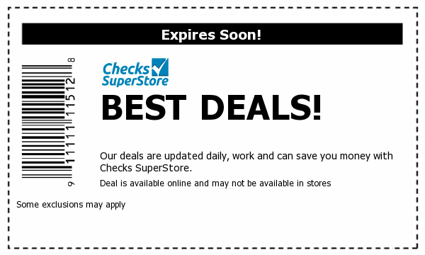 Checks SuperStore Deals