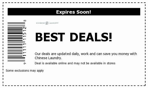 Chinese Laundry Deals