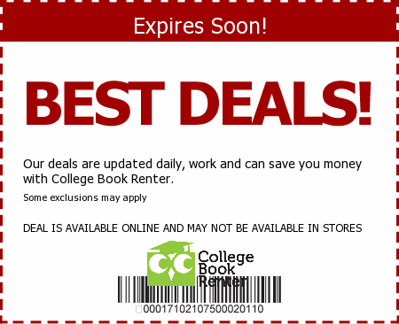 College Book Renter Promo Code
