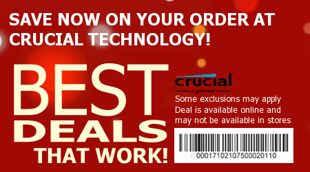Crucial Coupon Code