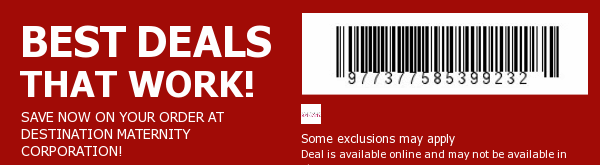 Destination Maternity Coupon
