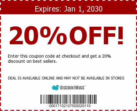 Discount mugs coupons