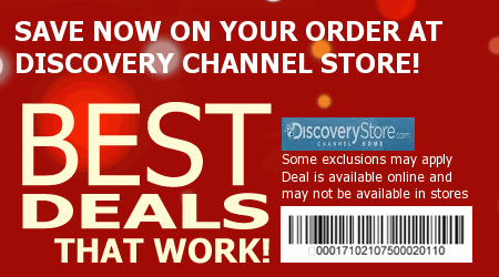 Discovery Channel Store Coupon Code