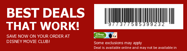 Disney Movie Club Coupon
