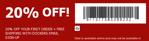 Dockers Coupon