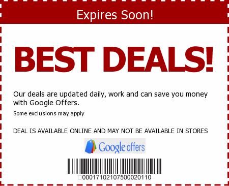 Google Offers Promo Code
