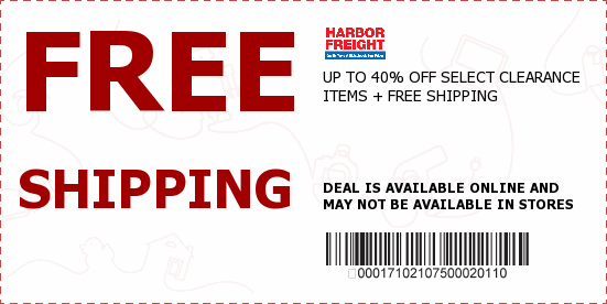 Harbor Freight Coupons