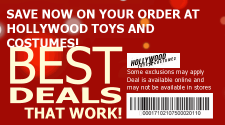 Hollywood Toys and Costumes Coupon Code