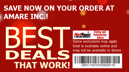 Hot Topic Media Dating and Relationship Advice Coupon Code