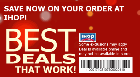 IHOP Coupon Code