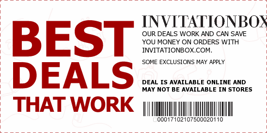 Invitation Box Coupons