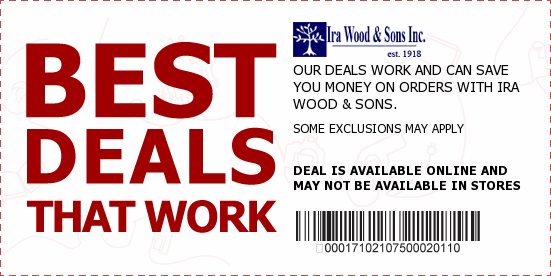 Ira Wood & Sons Coupons