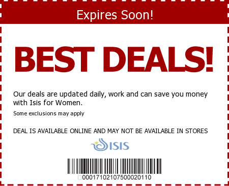 Isis Promo Code