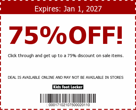 Kids Foot Locker Promo Code