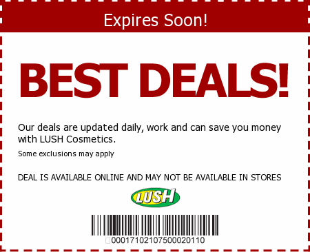 LUSH Cosmetics Promo Code