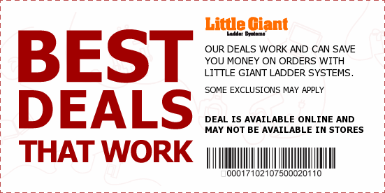 Little Giant Ladder Coupons