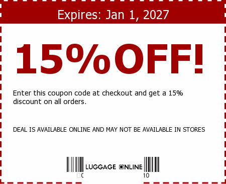 Luggage Online Promo Code