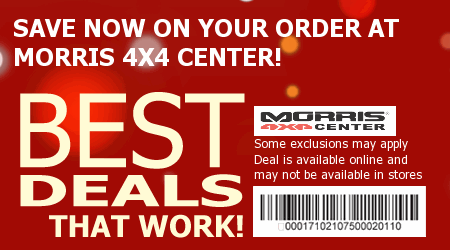 Morris 4x4 Center Coupon Code