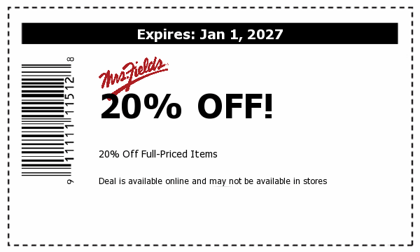 Mrs Fields Deals