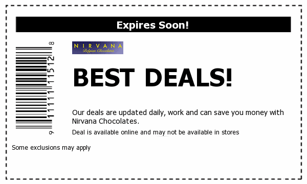 Nirvana Chocolates Deals