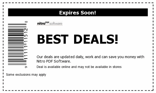 Nitro PDF Software Deals