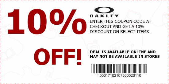 Oakley Coupons