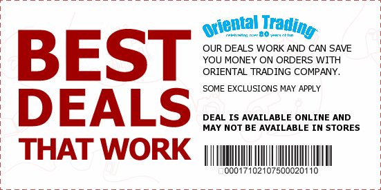 Oriental Trading Coupons