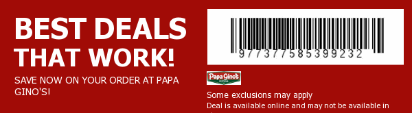 Papa Gino's Coupon