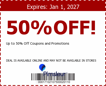 Pimsleur Language Programs Promo Code
