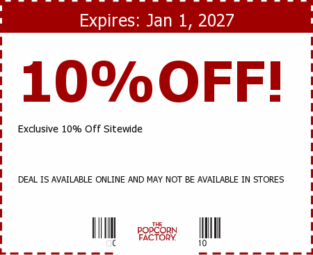 Popcorn Factory Promo Code