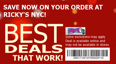 Rickys NYC Coupon Code
