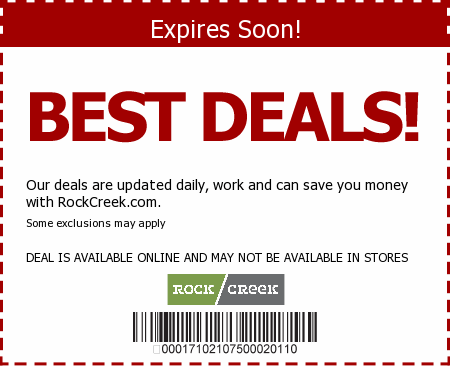 Rock Creek Promo Code