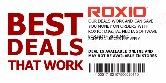 Roxio Coupons