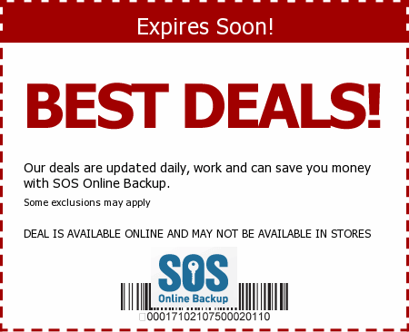SOS Online Backup Promo Code