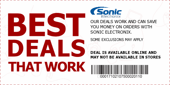 Sonic Electronix Coupons