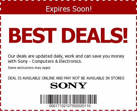 Sony Promo Code