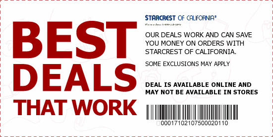 Starcrest Coupons