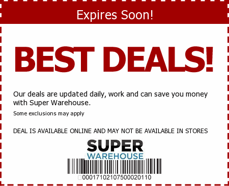 Super Warehouse Promo Code