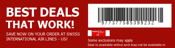 Swiss International Air Lines - US Coupon