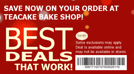 Teacake Bake Shop Coupon Code