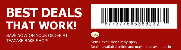 Teacake Bake Shop Coupon